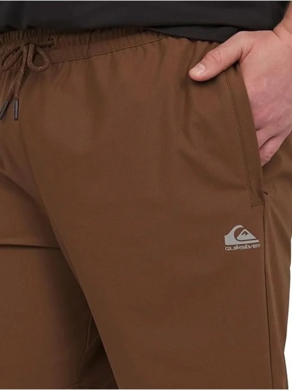 Quiksilver Men's Comfort Stretch Dry Flight Active Short Size XXL Brown NWOT